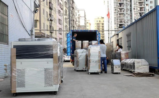模温机厂家给工业控温设备打包安排发货工作流程 模温机厂家给工业控温设备打包安排发货工作流程